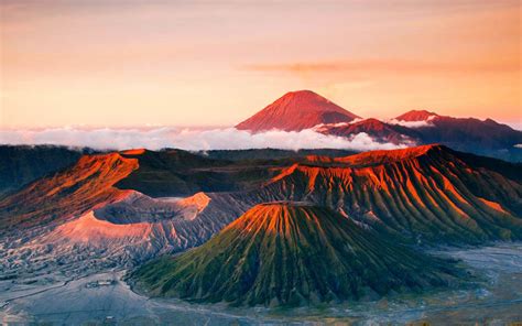 Monte Bromo Indonésia Lugares Fantásticos