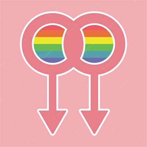 premium vector lgbtq lesbian icon retro style design sticker lgbt asexual nonbinary