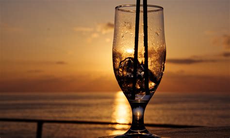 Free Images Sea Sunset Wine Morning Glass Bar Reflection Drink