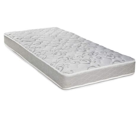 A twin sized mattress is a single mattress that is 75 inches long and 38 inches wide. Serta Allerton Firm Twin Mattress at Big Lots. | Twin ...
