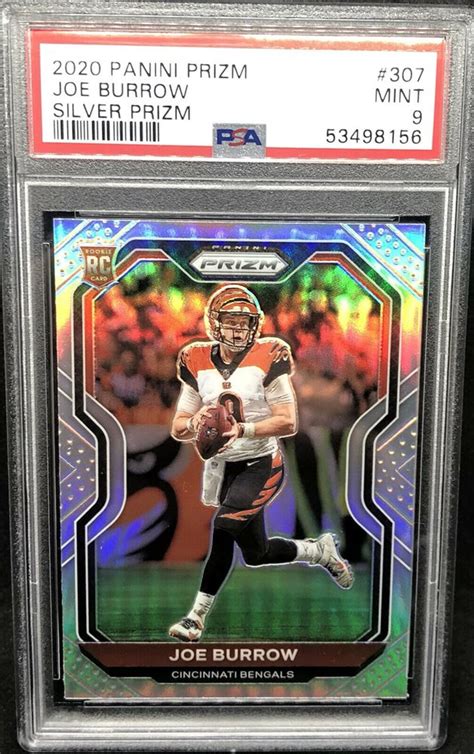 Sports Collectibles Collectibles 2020 Joe Burrow Prism Style Rookie Custom Card Mint Condition