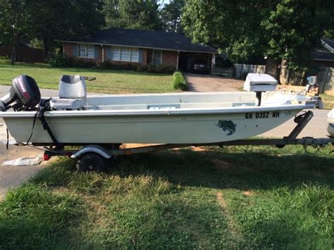 Fs 15 Ft Sears Gamefisher Fiberglass Evinrude 99 The Outdoors Trader
