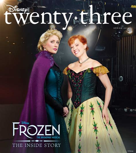 Travel Behind The Scenes Of Disney S New Broadway Musical Frozen With D News The Disney