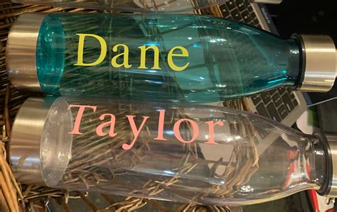 Personalized Water Bottle 22oz Customize Font Font Color And Etsyde