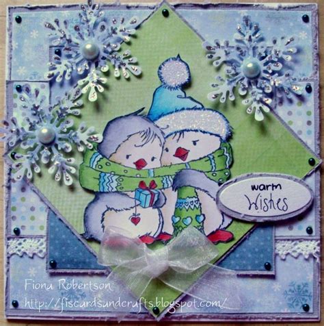 Handmade Card Using Warm Winter Wishes From Sugar Nellie