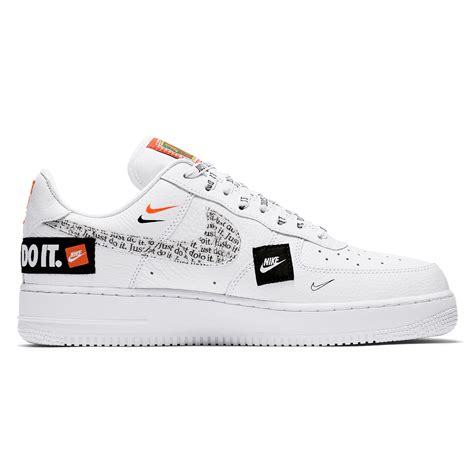 Nike Air Force 1 07 Premium Jdi Just Do It Whitewhite Black Total