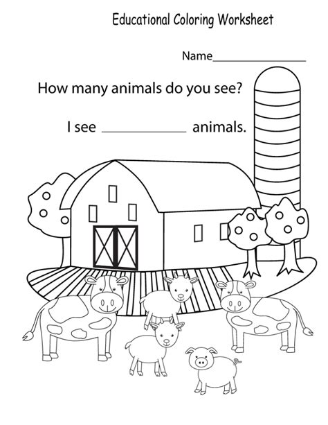Free Printable Toddler Worksheets To Teach Basic Skills Free