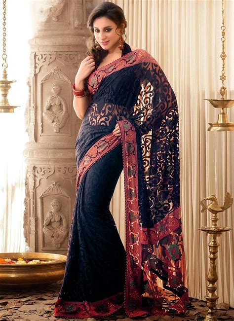 latest and sttylish indian designer sarees designs 2013 collection