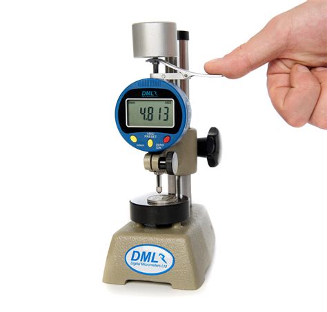 Dml 10mm Bench Thickness Gauge Dead Weight Micrometer 0001mm Res