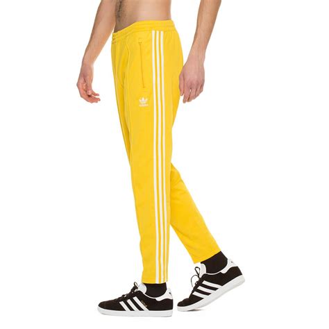 Lyst Adidas Originals Beckenbauer Track Pants In Yellow For Men