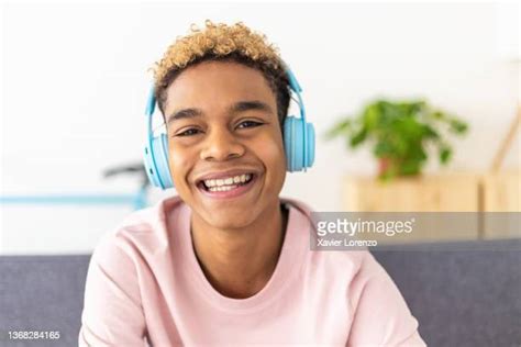 Boy Headphones Home Photos And Premium High Res Pictures Getty Images