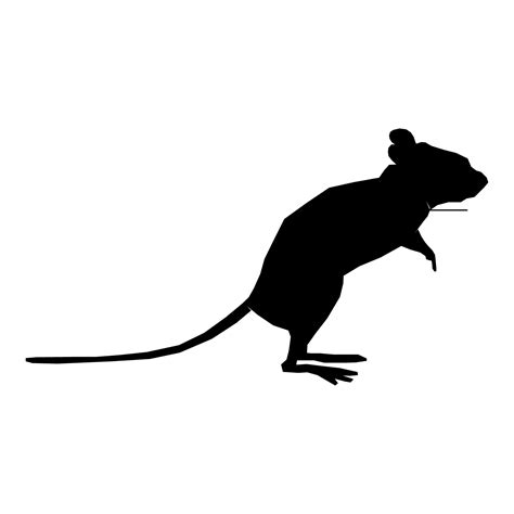 Silhouette Mouse Free Stock Photo Public Domain Pictures Animal