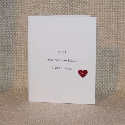 Still The Best Decision I Ever Made Card Anniversary Etsy In 2023
