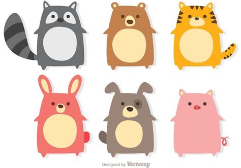 Cute Animals Vectors 86960 Vector Art At Vecteezy