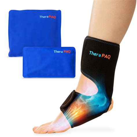 Buy Therapaq Ankle Ice Pack Wrap For Injuries Hot And Cold Reusable