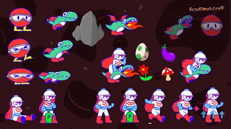 Ms Dig Dug Sprites By Scruffmuhgruff On Deviantart