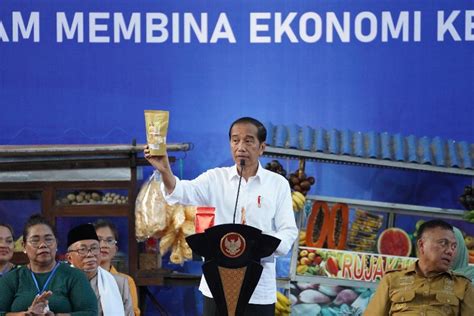 Jokowi Sebut Potensi Indonesia Masuk Jurang Resesi Rendah Ini