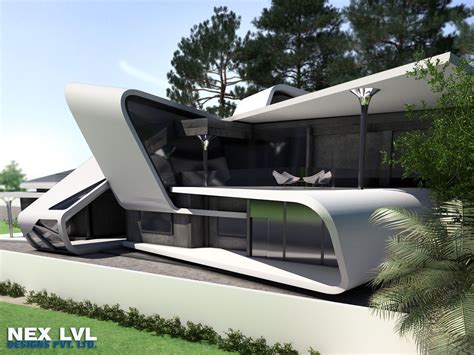 Futuristic Ultra Modern Houses Projectos De Casas Arquitetura