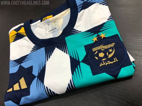 Stunning Adidas Algeria 2022 Pre Match Shirt Revealed Footy Headlines