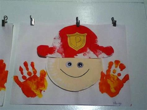 Fire Safety Preschool Crafts Fire Prevention Crafts Community Helpers