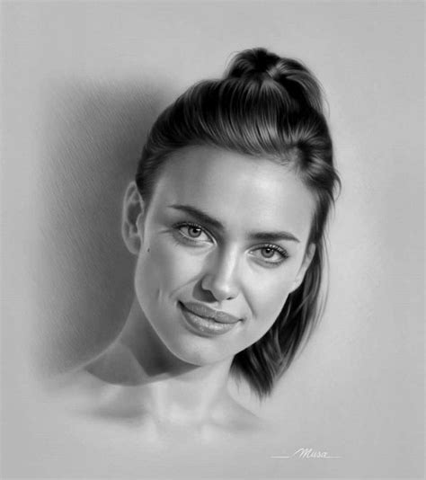 Portrait Artworks By Musa Çelik Cuded Portrait Photorealistic