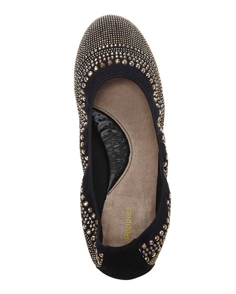 4.2 out of 5 stars. Hush Puppies Gold & Black Chaste Ballet Flats in Metallic - Lyst