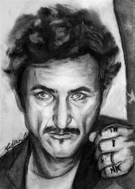 Sean Penn Portrait Painting By Cristina Lo Fine Art America