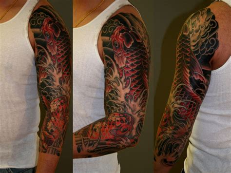 cool-tattoo-sleeve-design-koi-tattoo,-koi-tattoo-design,-japanese-tattoos-for-men