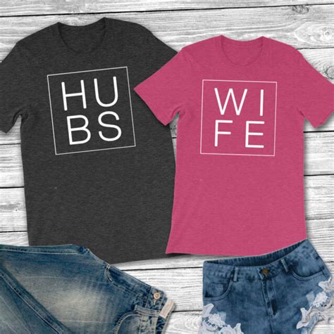 Personalized Hubs And Wife Couple Shirt Set For Husband And Wife
