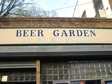 Beer Garden At Bohemian Hall Astoria Thanks To Sheckysc Flickr