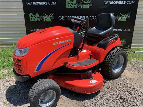 You want to find the right lawnmower that meets your needs, with a good reputation for reliability and service at the best price you can storage location. 50IN SIMPLICITY CONQUEST RIDING LAWN TRACTOR! CLEAN! ONLY ...