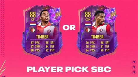 FIFA SBC Quinten Timber Future Stars Dual Potential Player Pick Cheapest Solutions And