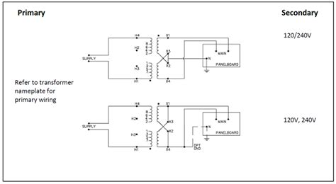 How Do You Wire A Hps Single Phase Transformer With A 240v120v
