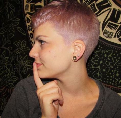 Love This Pink Shade Super Short Hair Short Hairstyles For Women