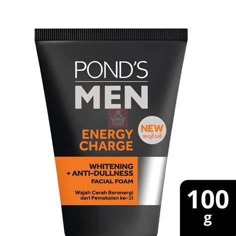 Ponds Men Energy Charge Whitening Anti Dullness Facial Foam 100g