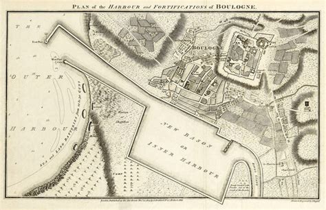 Plan Of The Harbour And Fortifications Of Boulogne Posters And Prints By