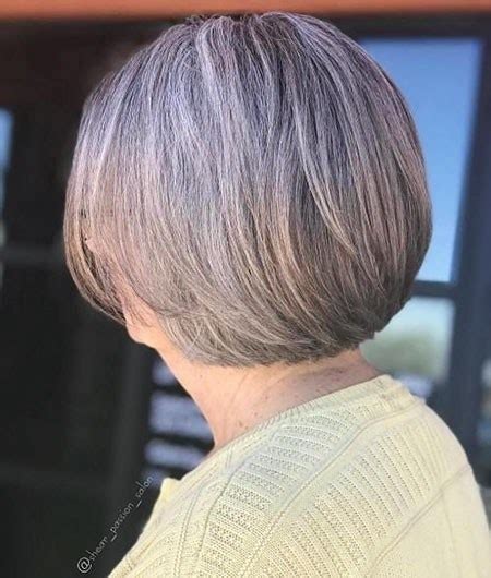 Helen's short gray hairstyles with long layers give her style dimension. Short Bob Haircuts for Older Women - The UnderCut