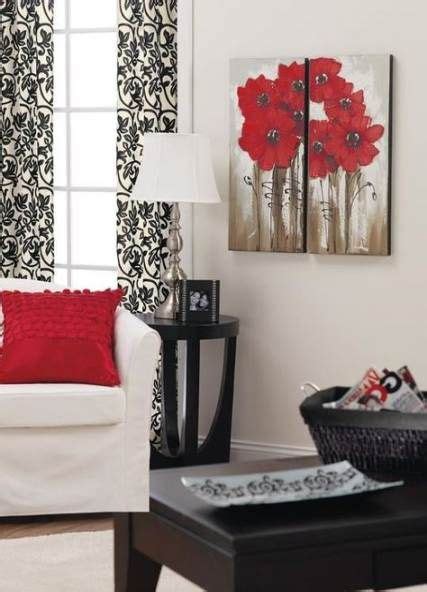 16 Ideas Flowers Print Black And White Simple Living Room Themes