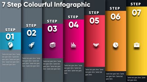 7 Step Infographic Powerpoint Templates Powerup With Powerpoint