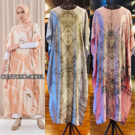 Jual Alika Square Tie Dye Satin By Dian Pelangi Limited Edition Homey Dress Batwing Daster Batik