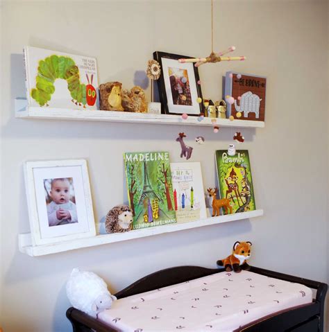 Wall Shelves For Books In Nursery These Affordable Wood Shelves Help