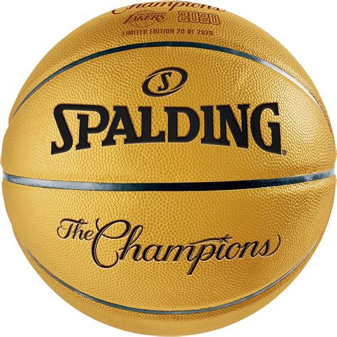 Los Angeles Lakers Unsigned Gold Spalding 2020 Nba Finals Champions