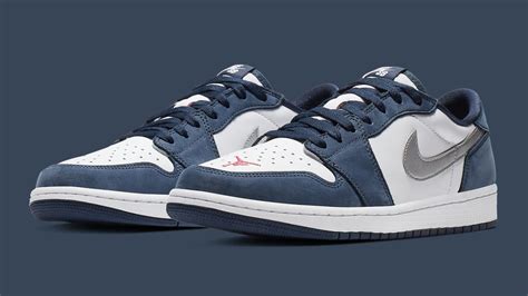 コンプリート！ Nike Air Jordan 1 Low Dark Blue 233152 Nike Air Jordan 1 Low