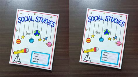 Social Science Project File Cover Page Designsocial Science File