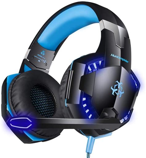 Hunterspider V2 35mm Gaming Headset With Mic Stereo Usb Led Headphones