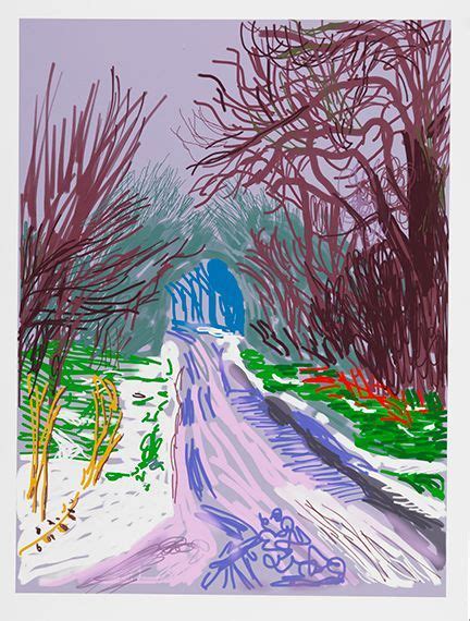 Slideshow David Hockney Observes The Arrival Of Spring Twice