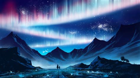 Digital Digital Art Artwork Illustration Night Night Sky Sky