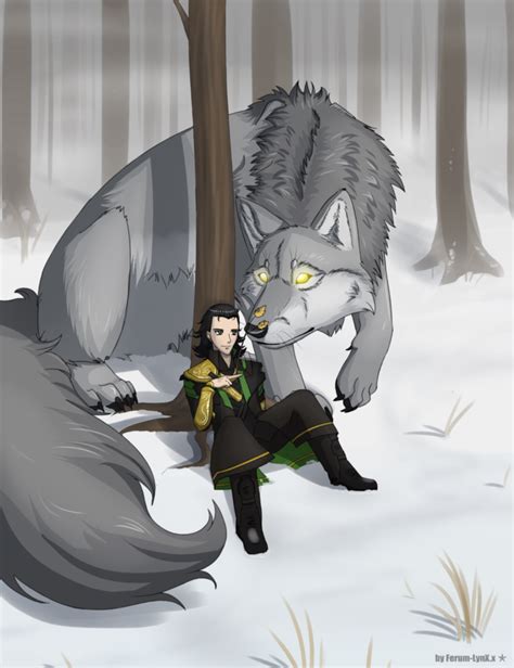 Loki And Fenrir Loki Loki Fanart Loki And Sigyn