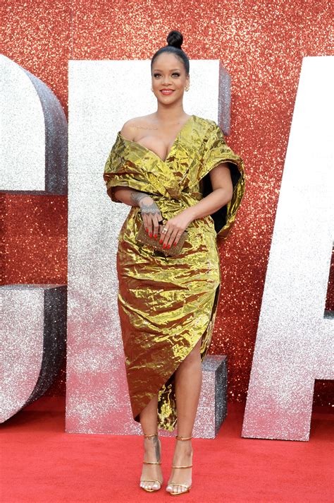 Rihanna In Poiret At The London Premiere Of Oceans 8 Vogue
