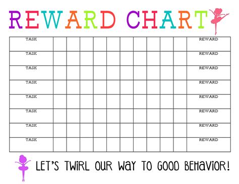Weekly Reward Chart Printable Printable Word Searches